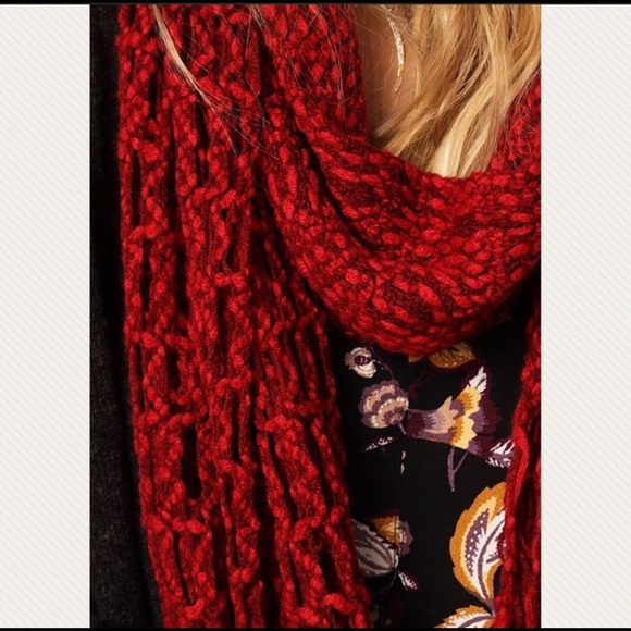 NEW💓Fringe Scarf || Boho Oblong - Picture 3 of 4